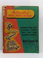 Catálogo de repuestos para automóviles repuestos para motor Ltd 1950 vintage - libro de bolsillo GC segunda mano  Embacar hacia Argentina