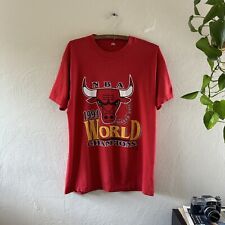 Camiseta Masculina Vintage NBA Basketball Chicago Bulls 1991 Championship Vermelha Tamanho GG comprar usado  Enviando para Brazil