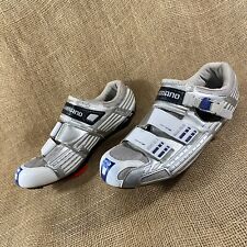 SHIMANO Off Set Cycling Shoes Silver SH-R085  Mens Size 12 for sale  Shipping to South Africa