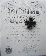 1870 verleihungsurkunde kalkbr gebraucht kaufen  Schönberg