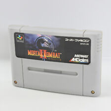 Cartucho Super Famicom Mortal Kombat II 2 somente Nintendo 2016 sfc comprar usado  Enviando para Brazil