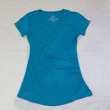 Usado, Camiseta para mujer Kuhl Grace cuello en V enrojecido manga corta azul exterior talla S segunda mano  Embacar hacia Argentina