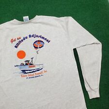 Vintage Gildan Shirt Mens L Gray Parasailing Parasail Fort Myers Beach Florida for sale  Shipping to South Africa