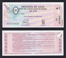 Banconota argentina provincia usato  Chieri