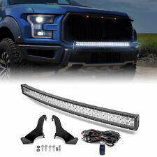 Bumper 42inch Curved LED Light Bar Mount Wire Kit For Ford F150 Raptor 2017-2020 for sale  Shipping to South Africa