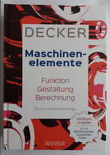 decker maschinenelemente gebraucht kaufen  Deutschland