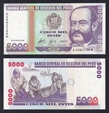 Banconota perù 5000 usato  Chieri