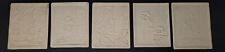 The Porcelain Garden - Lithophane Colored Tiles - Set Of 5, used for sale  Shipping to South Africa