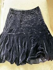 Faux velvet skirt for sale  SALCOMBE