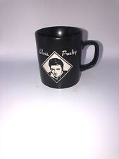 Caneca de café Elvis Presley preta fosca em relevo xícara de chá alça D em excelente estado usado música Elvis comprar usado  Enviando para Brazil