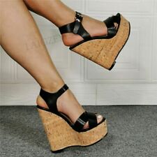 Women platform wedge for sale  Shipping to Ireland