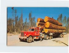 Postcard logging truck for sale  Almond