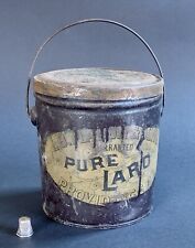 Antique tin lard for sale  Coventry