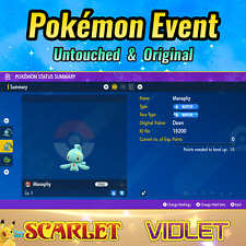 Usado, ✨Evento Manaphy brilhante 💚 Pokemon Ranger 💜 Pokémon Scarlet & Violet comprar usado  Enviando para Brazil