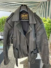 Genuine leather motorradjacke gebraucht kaufen  Weilimdorf