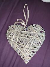 Wicker hanging heart for sale  Shipping to Ireland