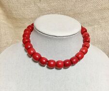 Chunky beaded red for sale  Elgin