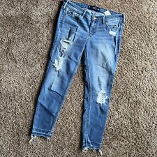 Usado, Calça jeans feminina Hollister Y2k Socal Crop ~ Tamanho 9R / 29 original comprar usado  Enviando para Brazil