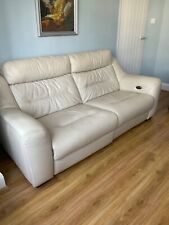 Leather piece suite for sale  ROMFORD