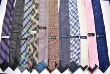 Lote de 5 gravatas masculinas 100% seda designer Perry Ellis, Náutica e muito mais comprar usado  Enviando para Brazil