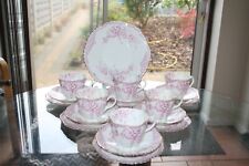 Antique Victorian unnamed pink tea set for sale  Shipping to South Africa
