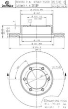 Rotor de freno de disco delantero, par (2) - Brembo de repuesto OE 25389 segunda mano  Embacar hacia Argentina