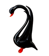 Glasfigur schwarzer schwan gebraucht kaufen  Würzburg