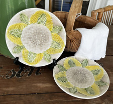 Par de pratos de couve-flor vintage Este para Tiffany Majólica meados do século comprar usado  Enviando para Brazil