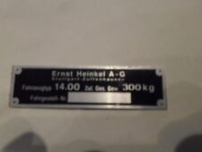 Heinkel nameplate 14.00 for sale  Shipping to Ireland