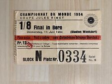 Ticket 1954 deutschland gebraucht kaufen  Naumburg