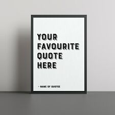Favourite quote personalised for sale  ANNAN
