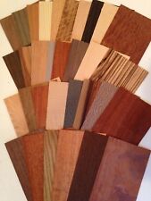 Used, Wood Veneer variety piece mix pack 18 sq ft  Artist craft cricut Marquetry for sale  Shipping to South Africa