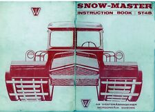 SNOW MASTER ST4B Trac Snowcat SNO-CAT MANUAL ARCHIVE TRACTOR VINTAGE RARE OPS  for sale  Shipping to South Africa