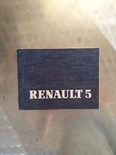 Renault ancien livret d'occasion  Prissé