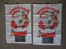 Christmas sacks santa for sale  BEDFORD