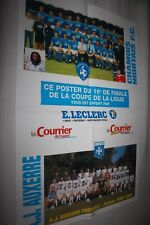 Poster )) équipe NIORT CHAMOIS NIORTAIS V AJA AUXERRE *1/16 Coupe de France 1999 d'occasion  Jujurieux