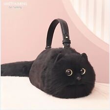 Bolsa de pelúcia multifuncional feminina feita à mão para gatos fofa bolsa para gatos feita à mão de um ombro comprar usado  Enviando para Brazil