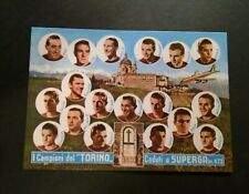 Cartolina calcio grande usato  Torino