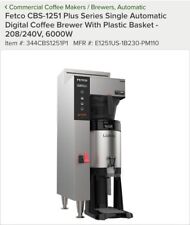 fetco brewer coffee xts for sale  Lock Haven