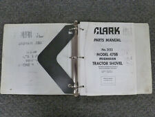 Catálogo de piezas cargadora de ruedas de pala de tractor Clark Michigan 475B 421J102- segunda mano  Embacar hacia Argentina