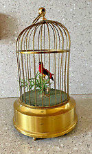 Antique Singing Bird-Cage Automaton Working cage is bent for sale  Shipping to South Africa