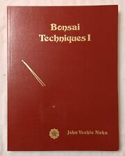 Bonsai Techniques I por John Yoshio Naka.  Livro novo, não assinado comprar usado  Enviando para Brazil