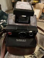 POLAROID SX-70 LAND CAMERA MODEL 3 WITH ORIGINAL SX-70 Camera CASE  for sale  Shipping to United Kingdom