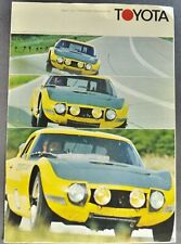 1968 toyota brochure for sale  Olympia