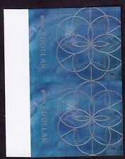 Scott #5853 Niebieska para znaczków geometria kwiatowa 1 USD - MNH z rynną na sprzedaż  Wysyłka do Poland