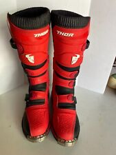Usado, Botas de motocross Thor Quadrant talla 8 rojas y negras segunda mano  Embacar hacia Argentina