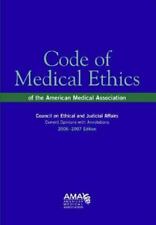 Code medical ethics for sale  Aurora
