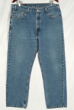 Jeans jeans LEVIS 505 vintage masculino perna reta ajuste regular tamanho 38 38x30, usado comprar usado  Enviando para Brazil