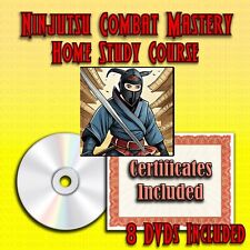 Curso de Estudo em Casa - Domínio de Combate Ninjutsu (DVDs + Certificados), usado comprar usado  Enviando para Brazil