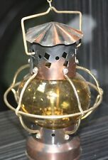 Usado, Mini lanterna marítima náutica vintage bronze metalware viajante comprar usado  Enviando para Brazil